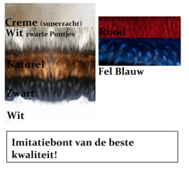 Bodywarmer  blauw met kant en bont zomer kinderjas jas meisje en baby