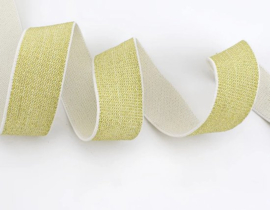 1 pak Elastiek Geel 4cm breed taille Band plat voor broek naaien 3 meter hobby fournituren bandelastiek accessoire kleding maken
