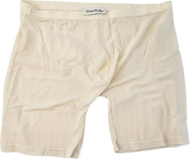 BamBella ® - Boxer short lang -   panty stof -  licht bruin Dun kant gaas stof Ondergoed