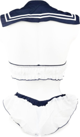 BamBella ® Sexy Cosplay Rollenspel kleding - Onesize - outfit dames Matrozen pak blauw