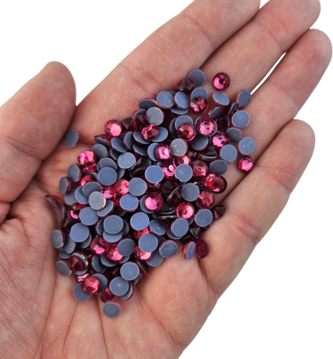 BamBella® - SS30 - Fel Roze - Hotfix strass Steentjes - 288 stuks - strass stenen glitters nail art kleding versieren