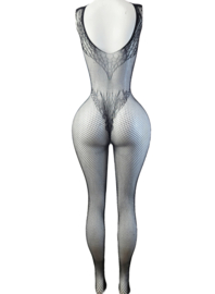 BamBella ® - Panty pak -Onesize - body suit - Dames - Onesize - Erotische jumpsuit van kant lingerie