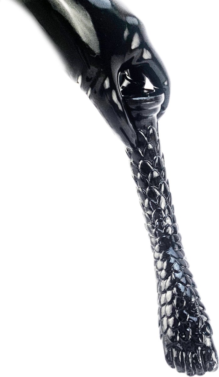 BNDGx® - Dildo - Voet fetish anaal plug vaginaal - 34cm - Ribbels Zwart Lange dikke -Anaal Extreme BDSM SM Fetisch Seks speeltje