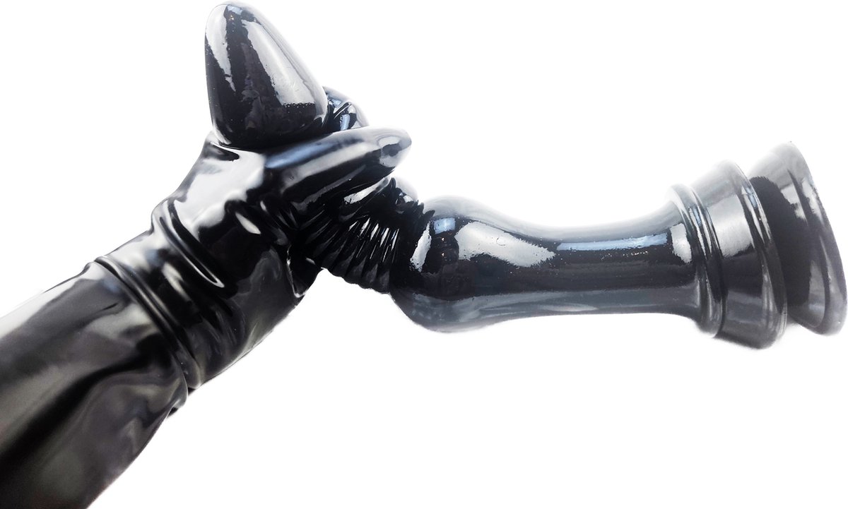 BNDGx® - Dildo - Extreem Grote Zwarte Lange dikke Realistisch Penis -Zuignap -Anaal BDSM SM Fetisch Seks speeltje