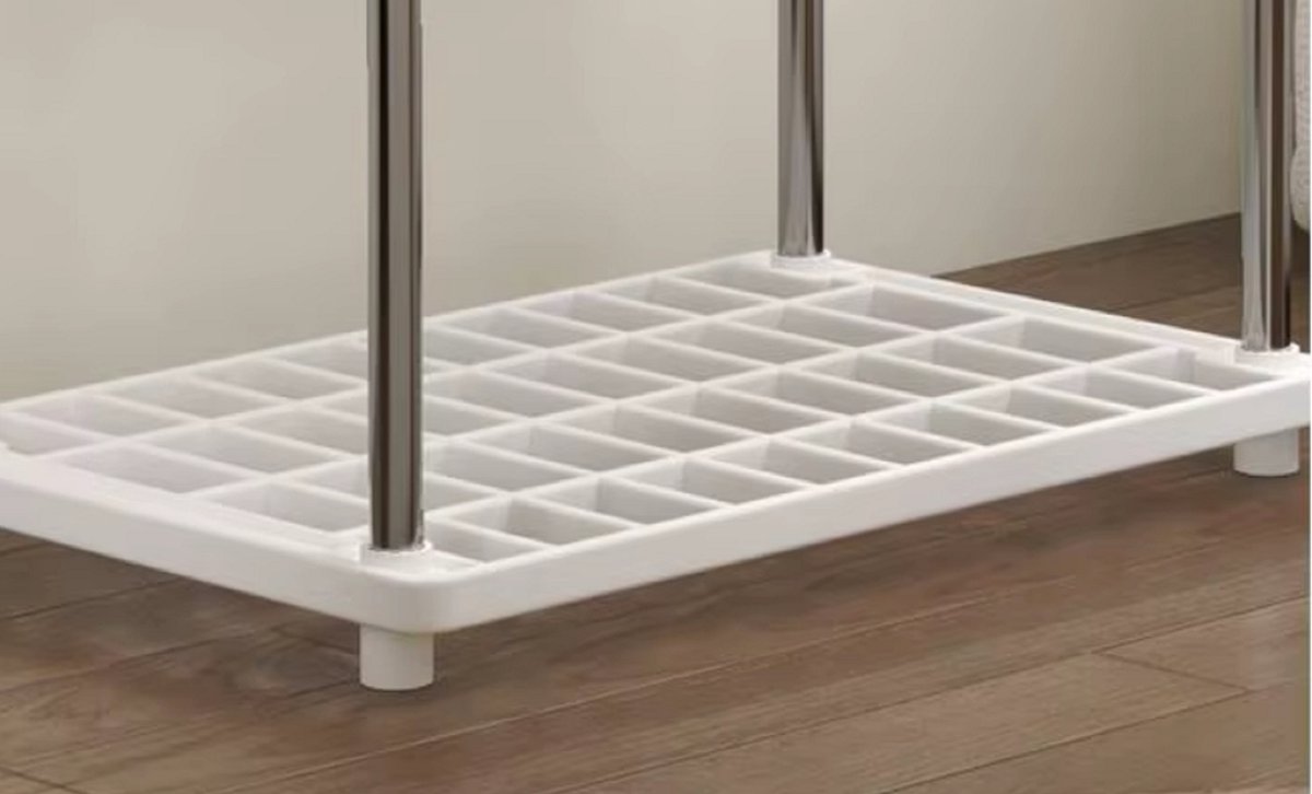 Kast Rek planken open kastje met lades wit badkamer of voor speelgoed of kleding opbergen