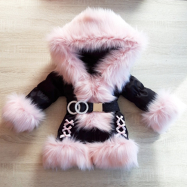 Children's coat Fur collar jacket Girls Winter coat Imitation Fur