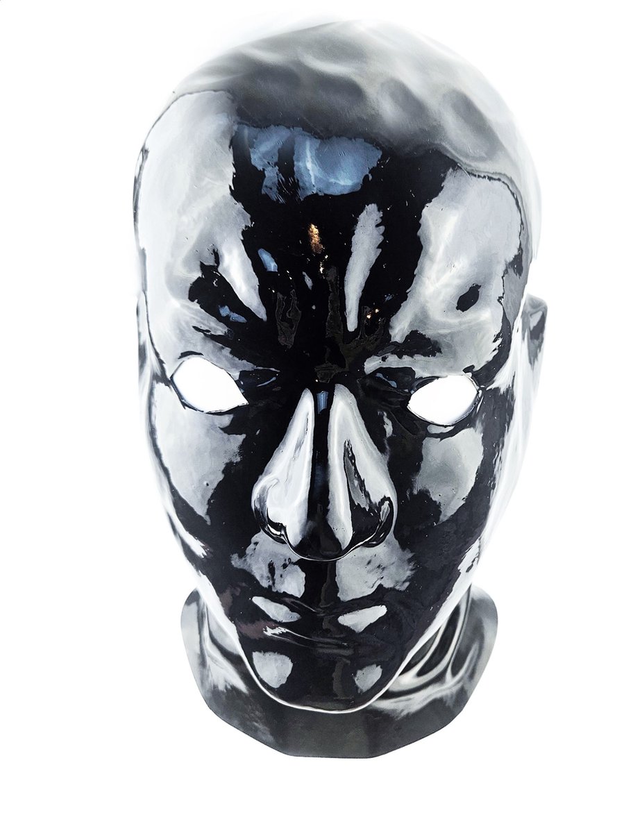 BNDGx® -100% Latex Masker Volledig - Anoniem Man Erotiek - Extreme BDSM Rollenspel kleding