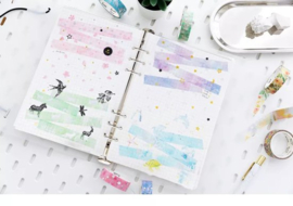 Stickers voor volwassenen en kinderen -Unicorn fantasy Stickervellen - voor meisjes - tape kleine sticker