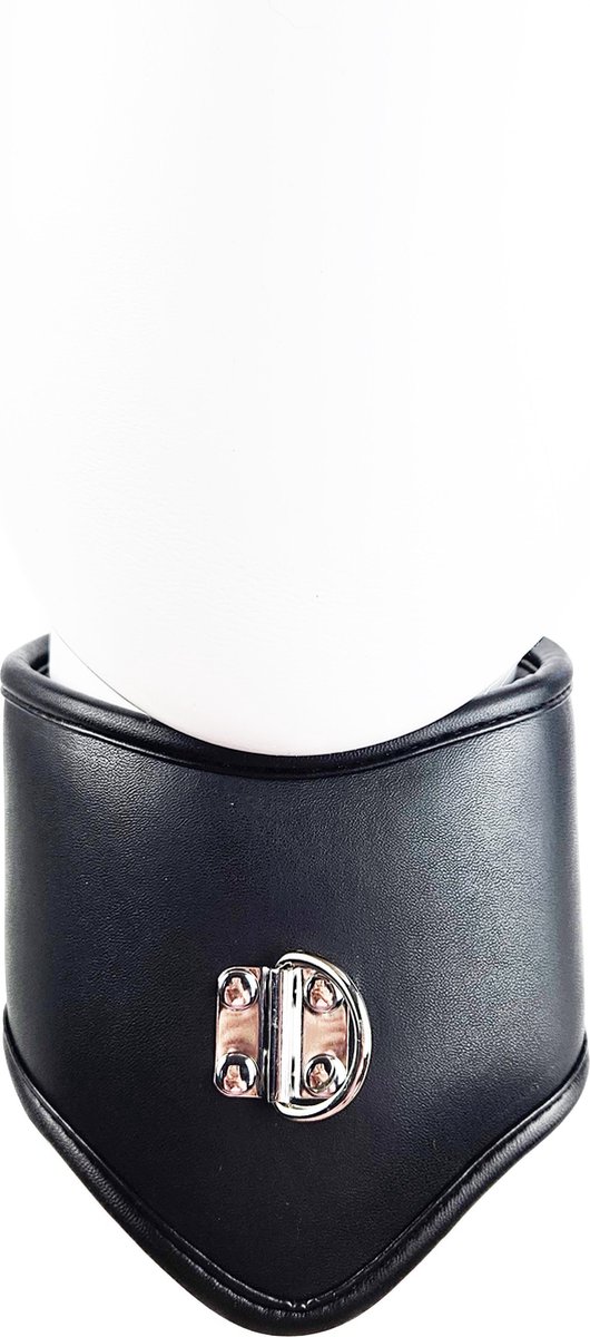 BNDGx® - Extreme BDSM Grote halsband - Brede nek band nep leer SM kleding