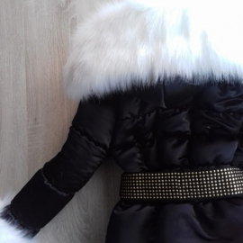 Children's coat Fur collar jacket Girls Winter coat Imitation Fur