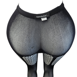 BamBella ® - Panty -Onesize - gaas maillot dunne pantys Dames - Onesize - sexy Erotische lingerie van kant