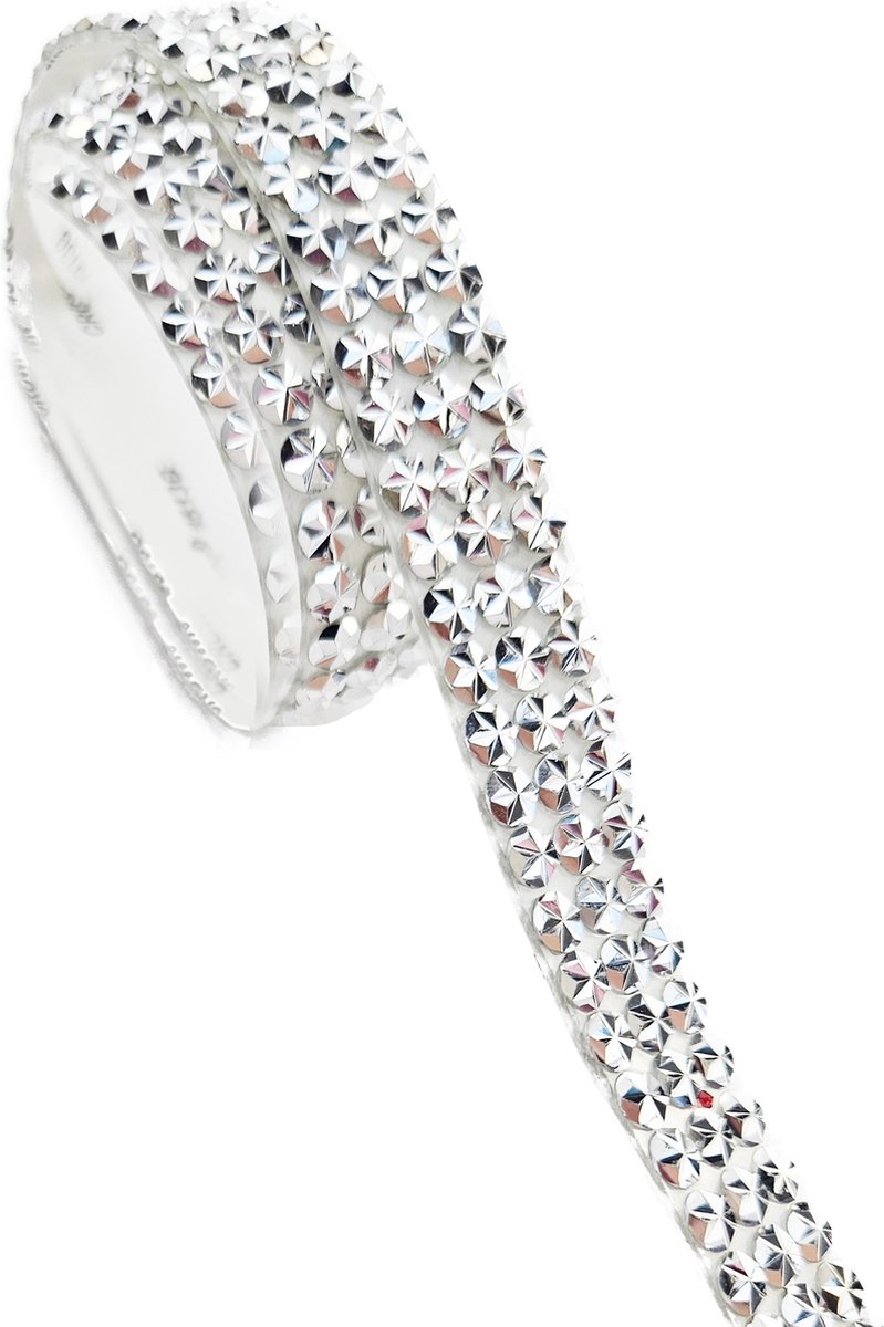 Plak lint strass steentjes 1.2 meter glitter plakband zelfklevend sterren glitters steen hotfix lintje 10mm versieren DIY knutselen meisjes craft art scrapbook
