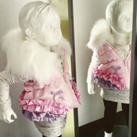 Bodywarmer roze zomer kinderjas jas meisje en baby
