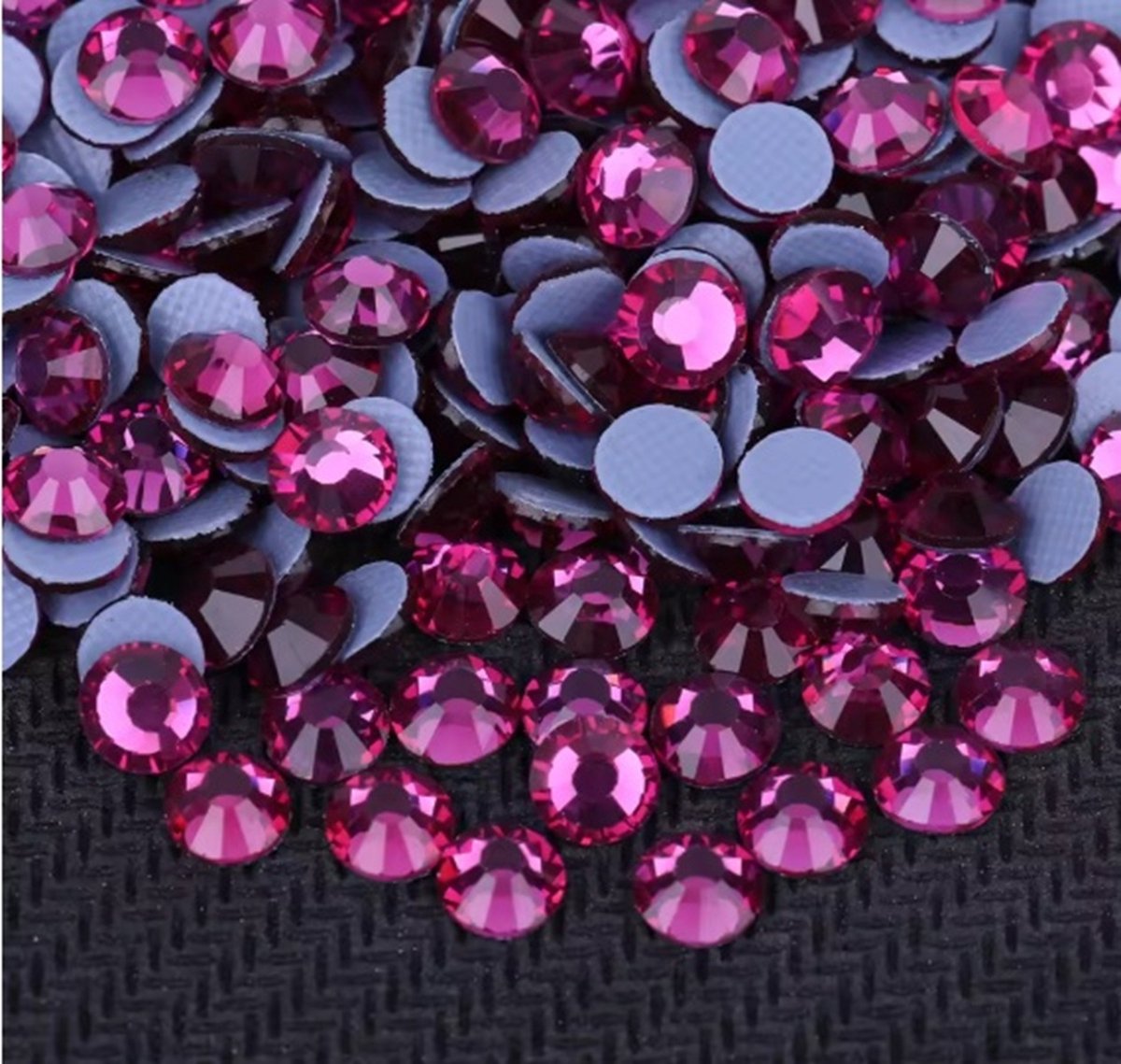 BamBella® - SS30 - Fel Roze - Hotfix strass Steentjes - 288 stuks - strass stenen glitters nail art kleding versieren