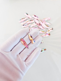diamant stenen - 30 stuks - Sieraden maken steentjes kleding DIY hobby knutselen Glitter