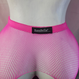 BamBella ® - Panty -Onesize - gaas maillot dunne pantys Dames - Onesize - sexy Erotische lingerie van kant
