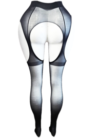 BamBella ® - Panty -Onesize - gaas maillot dunne pantys Dames - Onesize - sexy Erotische lingerie van kant