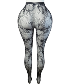 BamBella ® - Panty -Onesize - gaas maillot dunne pantys Dames - Onesize - sexy Erotische lingerie van kant