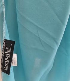 BamBella ® - Sjaal - hoofddoek - blauw groen chiffon omslag doek