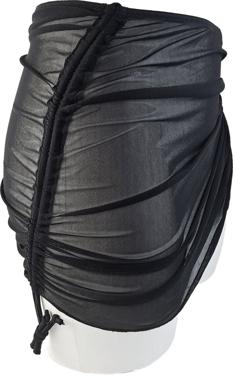 BamBella® - Sexy Rok - Sexy Erotische rokje - Onesize - Doorzichtig cropped doorschijnend stretch zwart