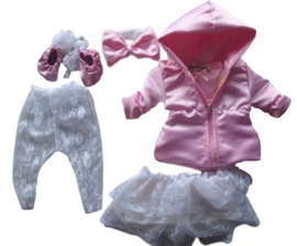 5 delig Zomerjas Baby Roze Meisjes jas zomer kinderjas meisje en baby