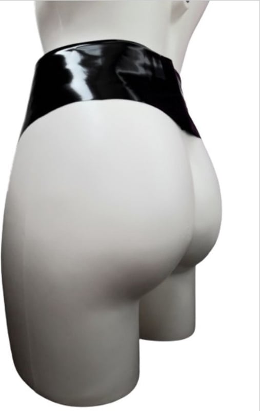 Jarretel LATEX gordel zonder kousen- maat XL - voor knie kousen - Erotische lingerie dames - Sexy garter belt met jarretels