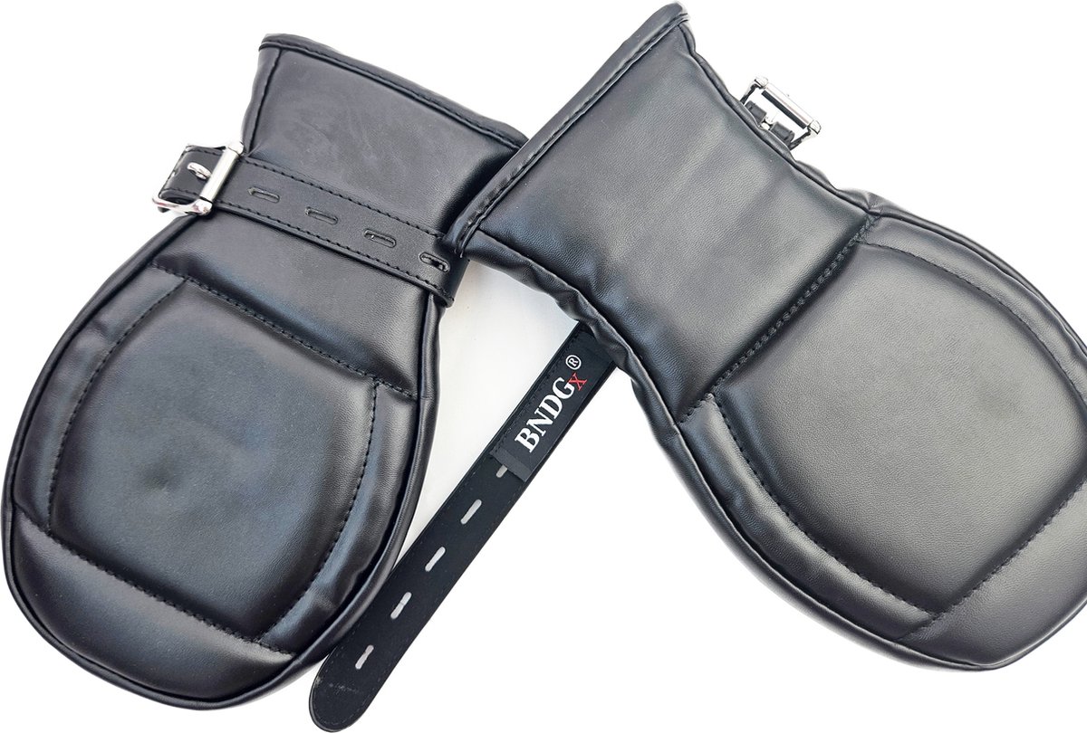 BNDGx® - Extreme BDSM Handboeien set handschoenen - Nep Leer - SM - sex toys