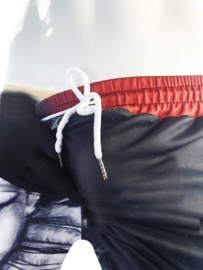 String Man - sexy Lingerie Heren  Open voorkant - Zwart mannen string Imitatie leer SM kleding
