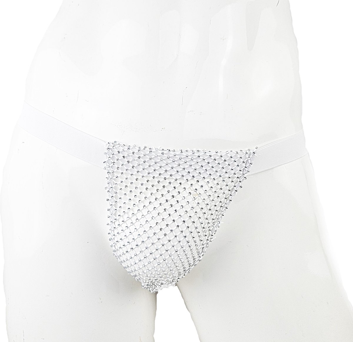 BamBella® Slip kant voor mannen met steentjes