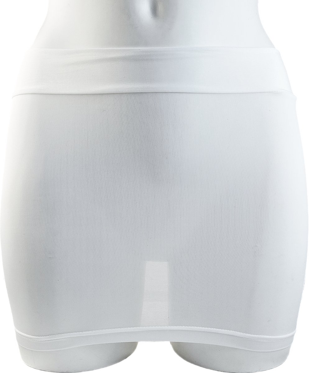 BamBella® - Mini Rok - Sexy Erotische rokje - Onesize - Doorzichtig doorschijnend stretch Wit