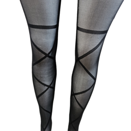 BamBella ® - Panty -Onesize - gaas maillot dunne pantys Dames - Onesize - sexy Erotische lingerie van kant