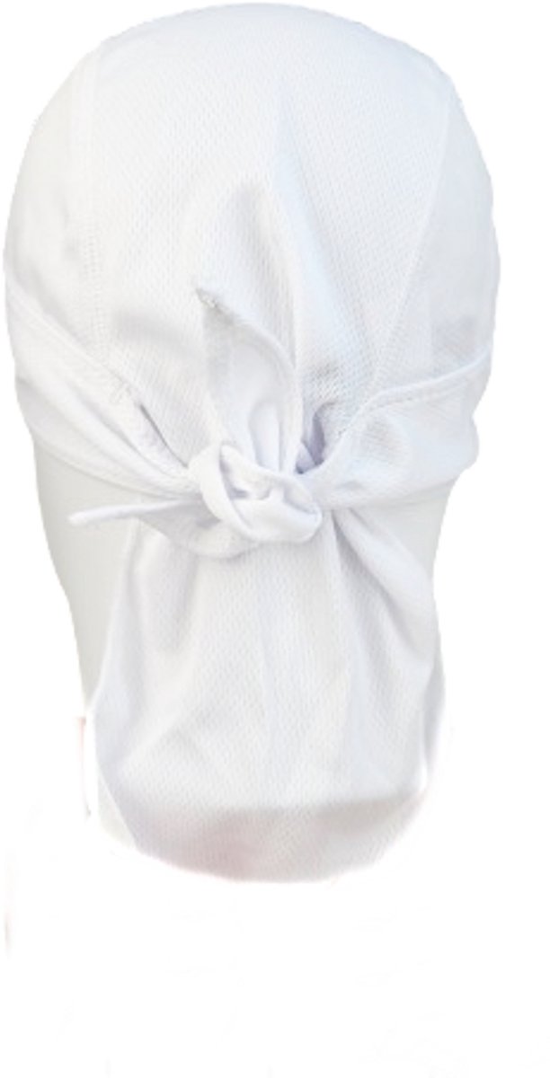 BamBella ® Durag - wit- Stevige stof - Haarnetjes - Wave Cap - Hoofddoek - doek - Soft - Weave hoofd sjaal