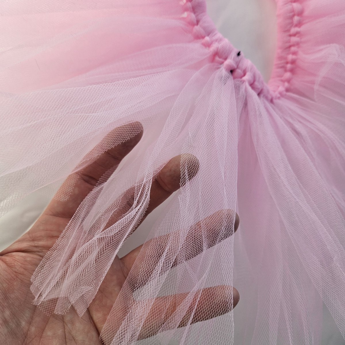 BamBella ® - Rok Ballarina ballet met laagejs roze Meisje - Onesize - 1 tot 3 jaar - tulle tule stof