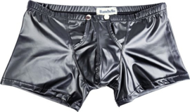 BamBella ® - Boxer short   MAT glans - Zwart BDSM kleding kruisloos open kruis erotische heren kleding