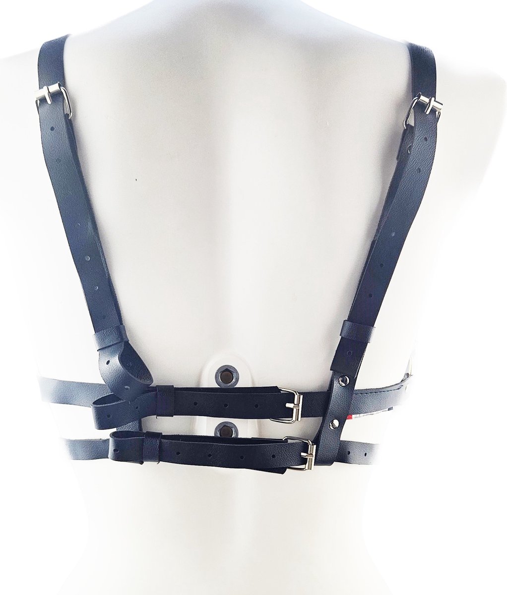 BNDGx® - Bondage tuig pak Harnas vrouw riem - Erotische sex Body Nep Leer - Verstelbaar -