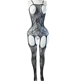 BamBella ® - Panty pak -Onesize - body suit - Dames - Onesize - Erotische jumpsuit van kant lingerie