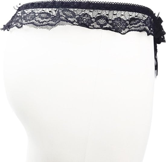 String Kruisloos - One size - Sexy Zwart Erotische onderbroek dames