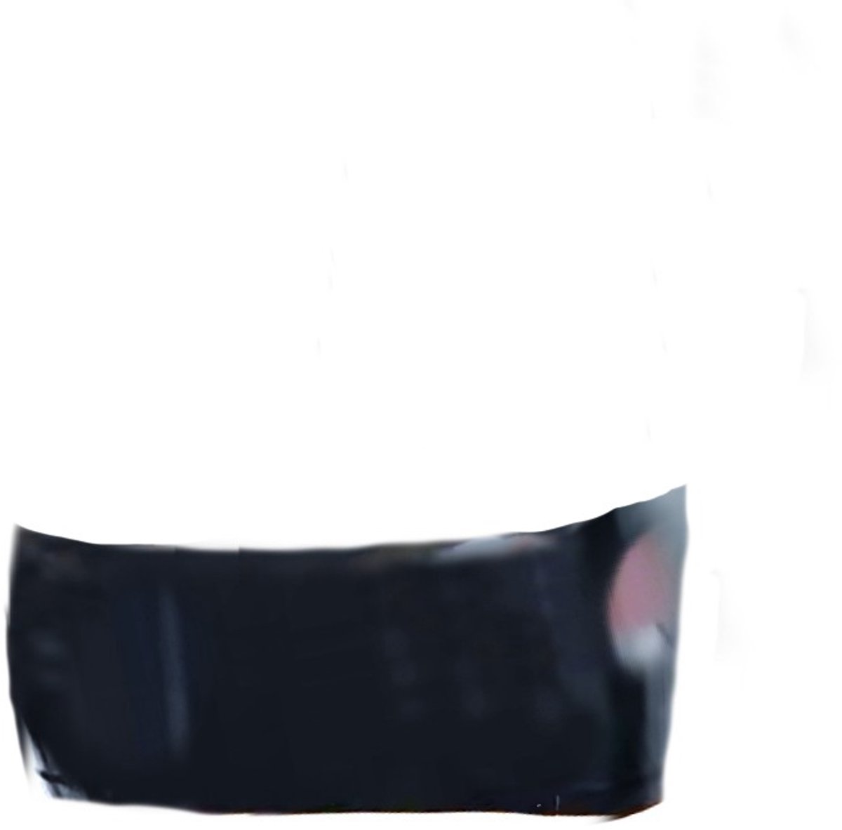 BNDGx® - 100 % Latex - crop shirt Top Dames - Maat XS - Rubber BDSM SM Rollenspel kleding Fetish wear zonder mouwen zwart