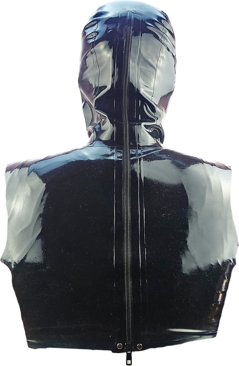 BNDGx® -100% Latex Masker pak met handschoenen - Anoniem man Erotiek - Extreme BDSM Rollenspel kleding sm fetish
