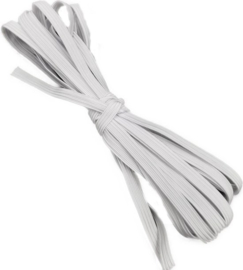 Elastiek 5 meter wit 5mm dunne elastische band touw dun elastieken