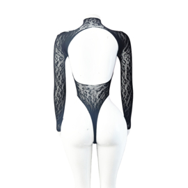 BamBella ® - Panty pak -Onesize - body suit - Dames - Onesize - Erotische jumpsuit van kant lingerie