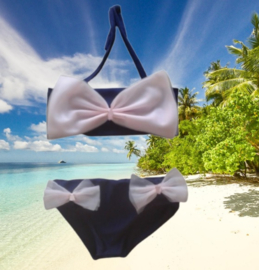 Bikini Blauw en kind Zwemkleding Badkleding meisje