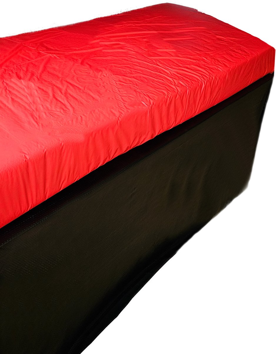 Laken  130X220 BNDGx® - Rood - Waterdicht voor bed - Seks - PVC Stof - - matras beschermer