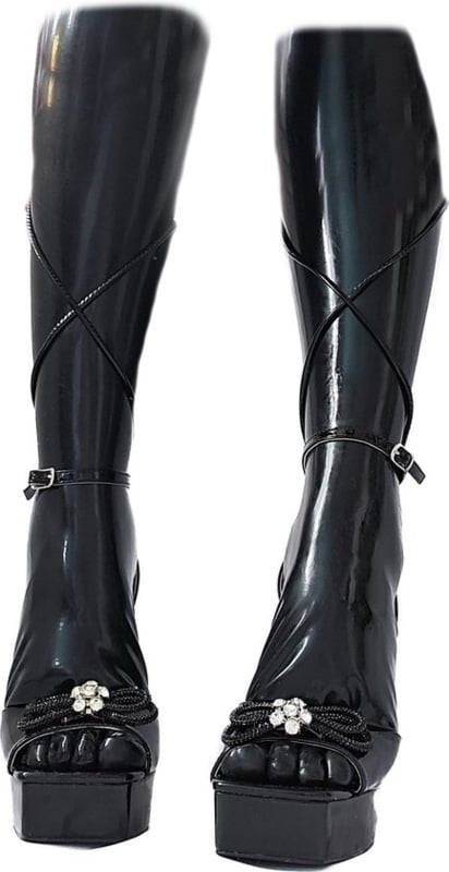 100% Latex sokken kousen - voetfetisj voeten fetish - erotisch Rubber sok voet Kort