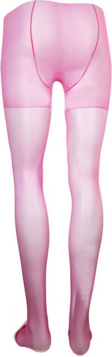 BamBella® - Erotische Panty man - Onesize S/M/L Mannenpanty roze - kant fetish kleding heren lingerie ondergoed stocking
