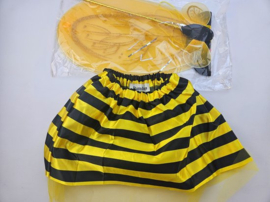 BamBella® - Verkleedkleren meisje - one size - BIj vleugels - tutu rok - verkleedkleding Geel