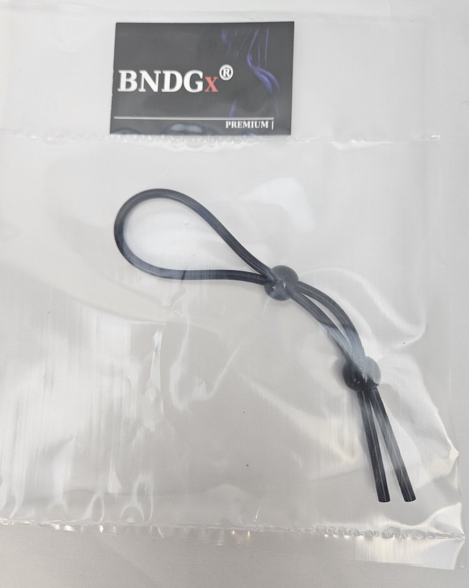 BNDGx® Verstelbare penis ring cock touw heren - kleine ballen cockring - verstelbaar siliconen voor man