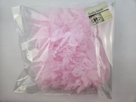 BamBella® Naai band - Kant rushes tutu tule tulle Roze - Sier afwerk band kleding maken