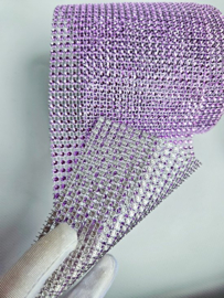 Glitter lint roze steentjes 1 meter 11.5cm glitter glitters steen lintje versieren DIY knutselen meisjes craft art scrapbook