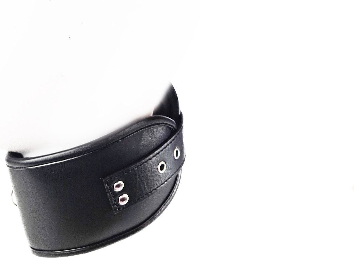 BNDGx® - Extreme BDSM Grote halsband - Brede nek band nep leer SM kleding